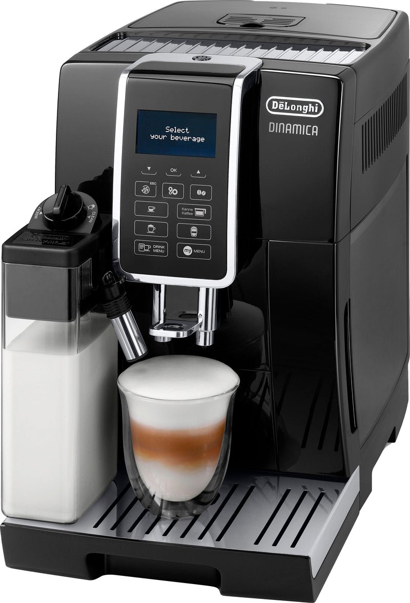 De'Longhi Dinamica ECAM356.57.B Kaffeevollautomat – 5 Kaffeestärken, LatteCrema, 14 Getränke