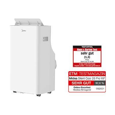 Midea Silent Cool 26 Pro Climatiseur Mobile Silencieux 57 dB R290