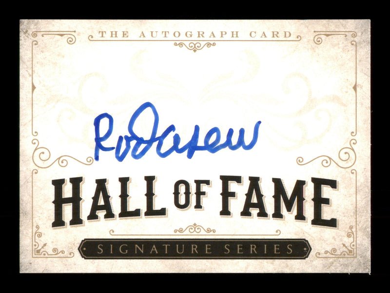 Rod Carew Autographed Hall of Fame Card Minnesota Twins, California Angels SKU #186803