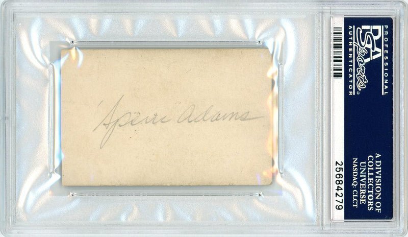 Spencer Adams Autographed 1924 Zeenut Pacific Coast League Card PSA/DNA #25684279