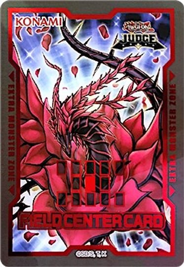 Official Judge Field Center Token: Black Rose Dragon [Judge Promotional Cards]