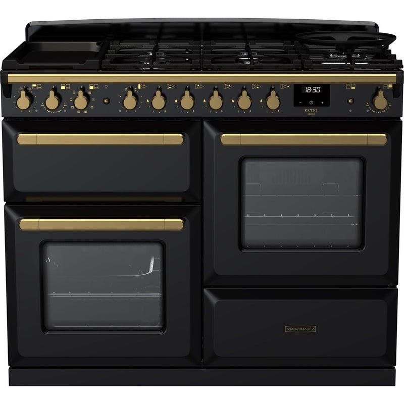 Rangemaster Estel Deluxe ESDLO110DFPGBL/AB1 Dual Fuel Range Cooker 109.2cm x 65.4cm x 89.5cm