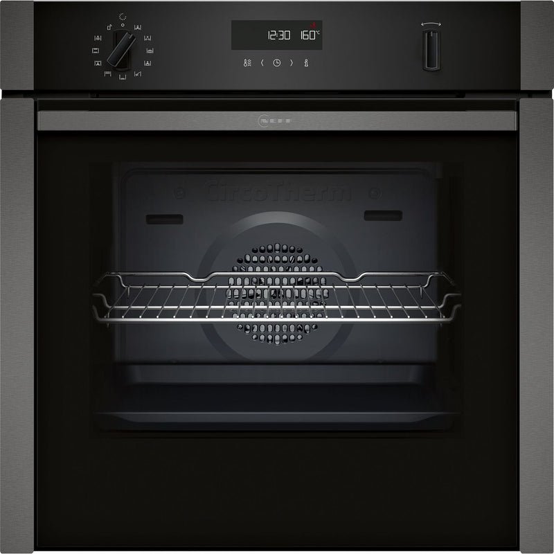 NEFF N50 Slide & Hide B6ACH7AG7B Electric Single Oven 59.4cm x 54.8cm x 59.5cm