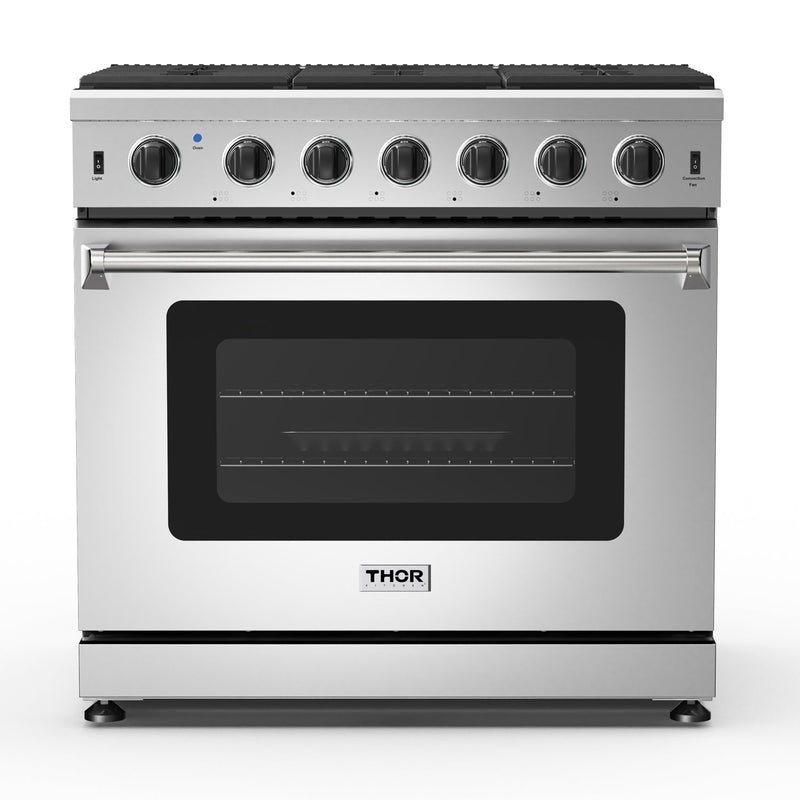 THOR Kitchen Convection Gas Range 6 Burners 91.4cm 169.9L LRG3601U