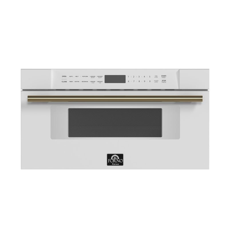 FORNO Espresso Capoliveri Built-In Microwave 75.9cm 34L FMWDR3000-30WHT