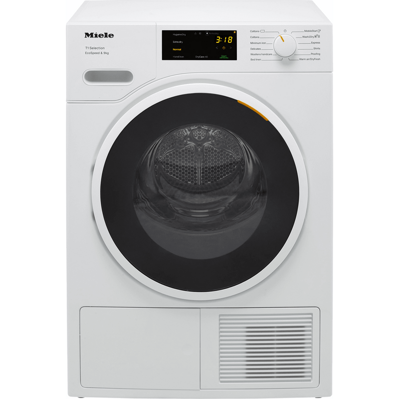 Miele TSH783WP Heat Pump Tumble Dryer 59.6cm x 64.3cm x 85cm